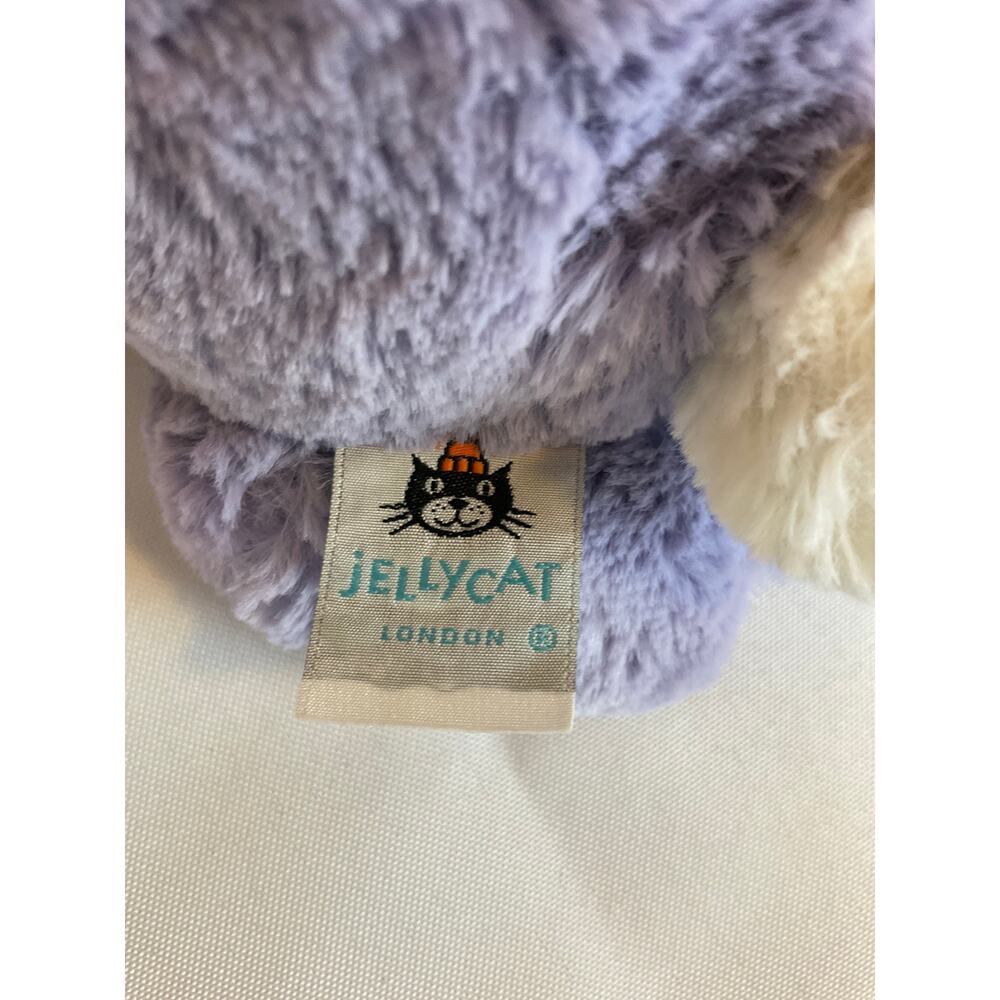 Jellycat Bashful Viola Bunny Plush Toy, Violet - *EST* Size 12 in. tall - Picture 3 of 4